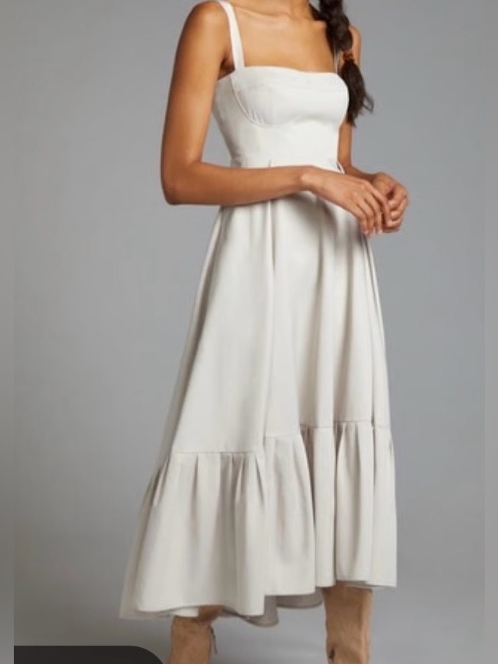 Mare Mare x Anthropologie Corset Top High Low Dress - Picture 13 of 13